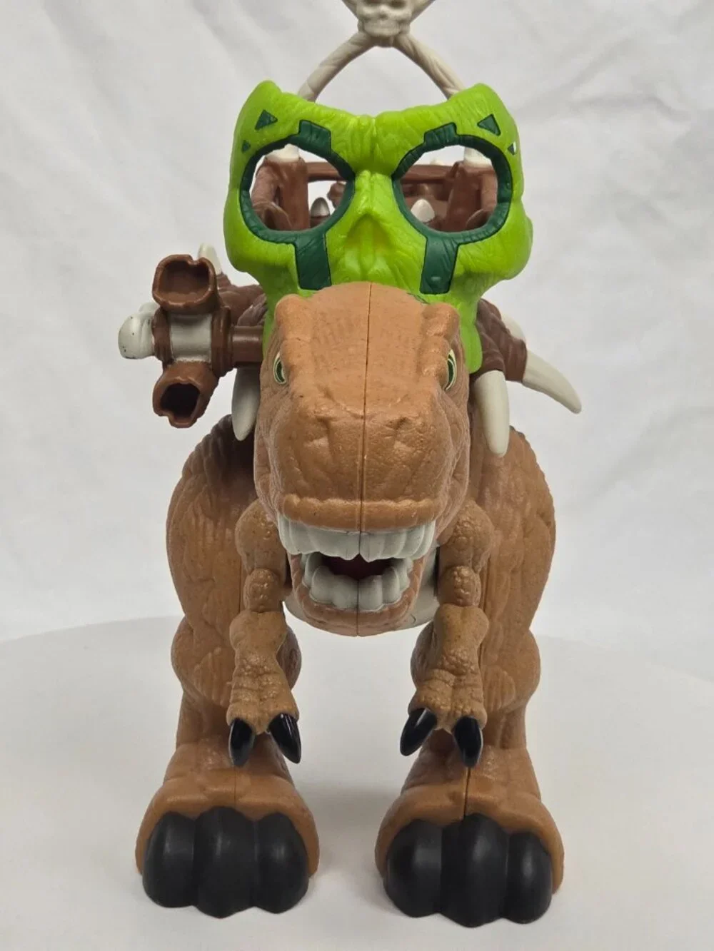 T-Rex Imaginext - Green Skull - Dinosaur - Toy (dinosaur only)